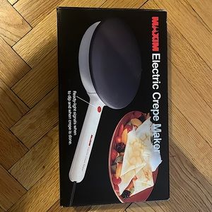 MAXIM Electric Crepe Maker - Brand New